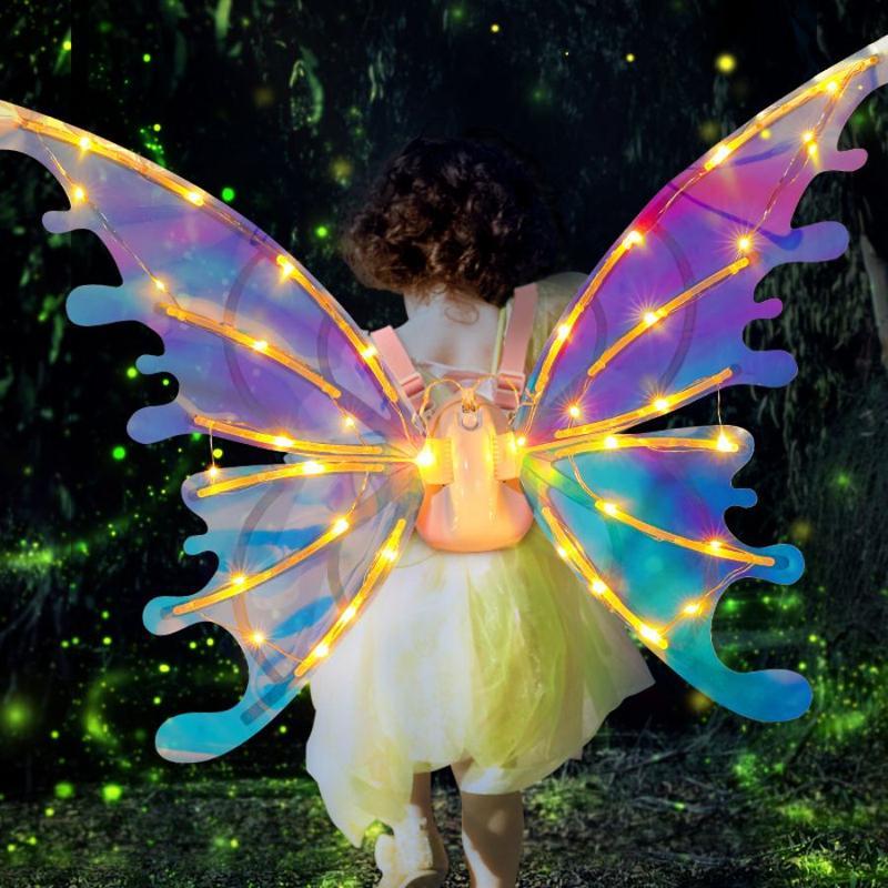 Electric Light Up Butterfly Wings Moving with Music